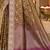 sangam prints antique gold silk blend woven work traditional saree