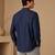 Blue grey malai cotton shirt