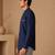 Blue grey malai cotton shirt