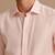 Baby pink threaded bemberg silk shirt