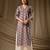 Coffee floral printed rayon kurti for women
