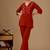 Maroon floral embroidered cotton flex co-ord set for women