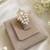 Elegant gold-plated floral cluster statement ring with clear stones