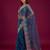 New Designer Soft Net Fabric Embroidered Work Saree With Blouse Set For Women's