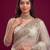 New Designer Embroidered Soft Net Fabric Saree With Blouse Set For Women's