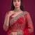 New Designer Embroidered Soft Net Fabric Saree With Blouse for Women's