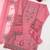 Pink cotton suit with embroidery viscose multi thread work