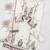 White cotton suit with embroidery viscose multi thread work