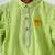 Neon green embroidered cotton kurta set