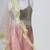Silver ombre embroidered faux and art silk blouse and palazzo set