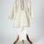 Off white embroidered lurex kurta set