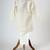 Off white embroidered lurex kurta set