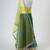 Yellow and green embroidered raw silk organza lehenga set