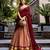 Women's Kanchi Cotton Checked Semi-Stitched Lehenga Choli with Georgette Dupatta
