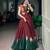Navratri Women Chinon Silk Gotta Work Lehenga Choli with Kodi Lace & Dupatta - full stitched free Size 