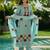 Sky Blue Floral Embroidered Pakistani Suit – Premium Ethnic Wear Collection