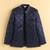 boys navy satin geometric embroidered sherwani trouser set