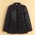 boys black satin geometric embroidered sherwani trouser set