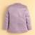 boys mauve satin embroidered sherwani trouser set with waistcoat