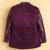 boys wine satin embroidered sherwani trouser set with waistcoat