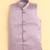 boys mauve satin embroidered sherwani trouser set with waistcoat