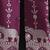 boys wine satin embroidered sherwani trouser set with waistcoat