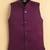 boys wine satin embroidered sherwani trouser set with waistcoat