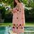 Peach Floral Embroidered Straight Kurta Set – Elegant Women’s Ethnic Wear Collection