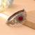 Maroon color two tone oxidised openable bracelet