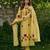 Mustard Yellow Floral Embroidered Pakistani Suit with Scalloped Dupatta – Premium Ethnic Wear