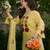 Mustard Yellow Floral Embroidered Pakistani Suit with Scalloped Dupatta – Premium Ethnic Wear