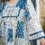 women's cotton blend floral printed flared top