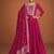 Magenta Embroidered Anarkali Gown with Designer Dupatta – Premium Festive Ethnic Wear