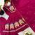 Rani pink anarkali kurti pant set with dupatta