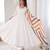 White flared anarkali kurta set with printed dupatta & pant