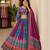 Blueish & Purple Navratri Lehenga Choli With Dupatta