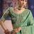 pista zari tissue heavy embroidery designer saree
