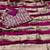 Wine Color Hand Aari Work With Real Handwork Gold Mirror Work Silk Blend Saree