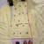Light-yellow faux georgette embroidered farshi salwar set