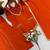 Dark-orange georgette embroidered palazzo set