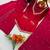 Maroon silk blend embroidered palazzo set