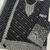 Black leriya pattern georgette semi stitched suits