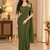 Women   s Georgette Embroidered  Patch Ready to Wear Saree with Designer Stitched Embroidered 3/4 Sleeve Blouse 