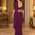 Women   s Georgette Embroidered  Patch Ready to Wear Saree with Designer Stitched Embroidered 3/4 Sleeve Blouse