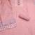 Pink banarasi cotton woven design unstitched dress material.