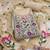Beige banarasi cotton woven design unstitched dress material.