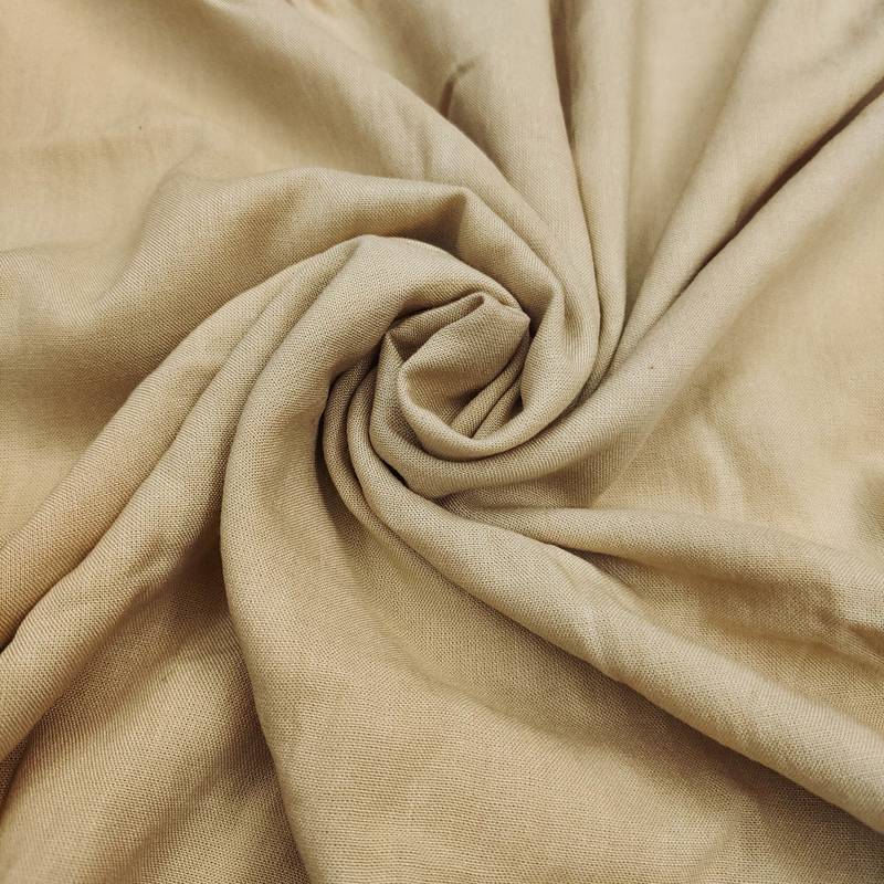 Beige banarasi cotton woven design unstitched dress material.