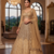 Embroidered Sequined Beige Designer Lehenga Choli with Dupatta