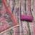 Multi color linen cotton printed unstitched dress material.