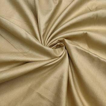 beige cotton embroidered unstitched dress material. 4